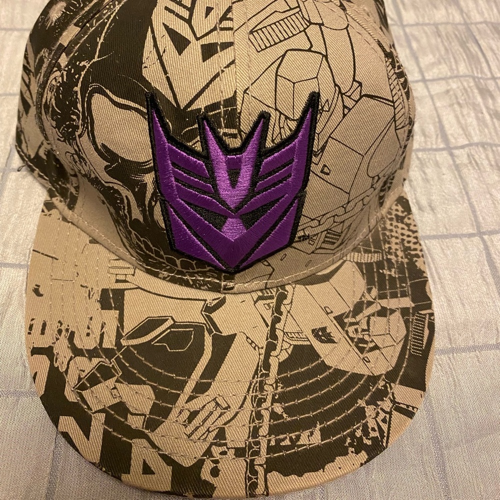 Transformers snap back flat bill youth hat